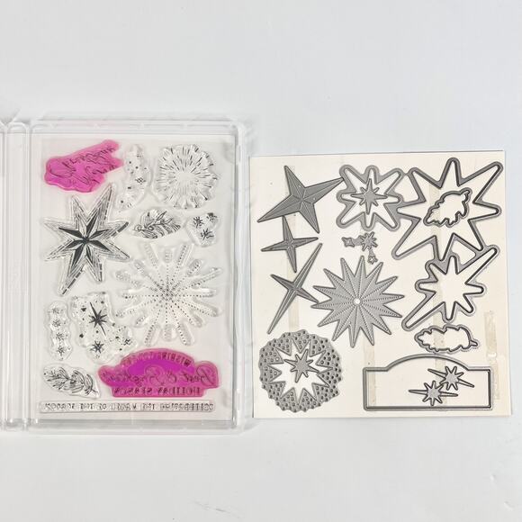Stampin' Up! Stars At Night Photopolymer Stamp Set & Stampin' Cut & Emboss Dies - Picture 2 of 3